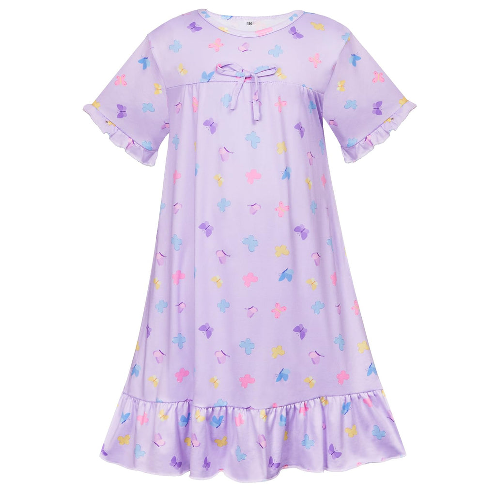 ICOSY Girls Nightgowns Toddler Girls Princess Nightgown Clothes for Girls Casual Pajamas Dress